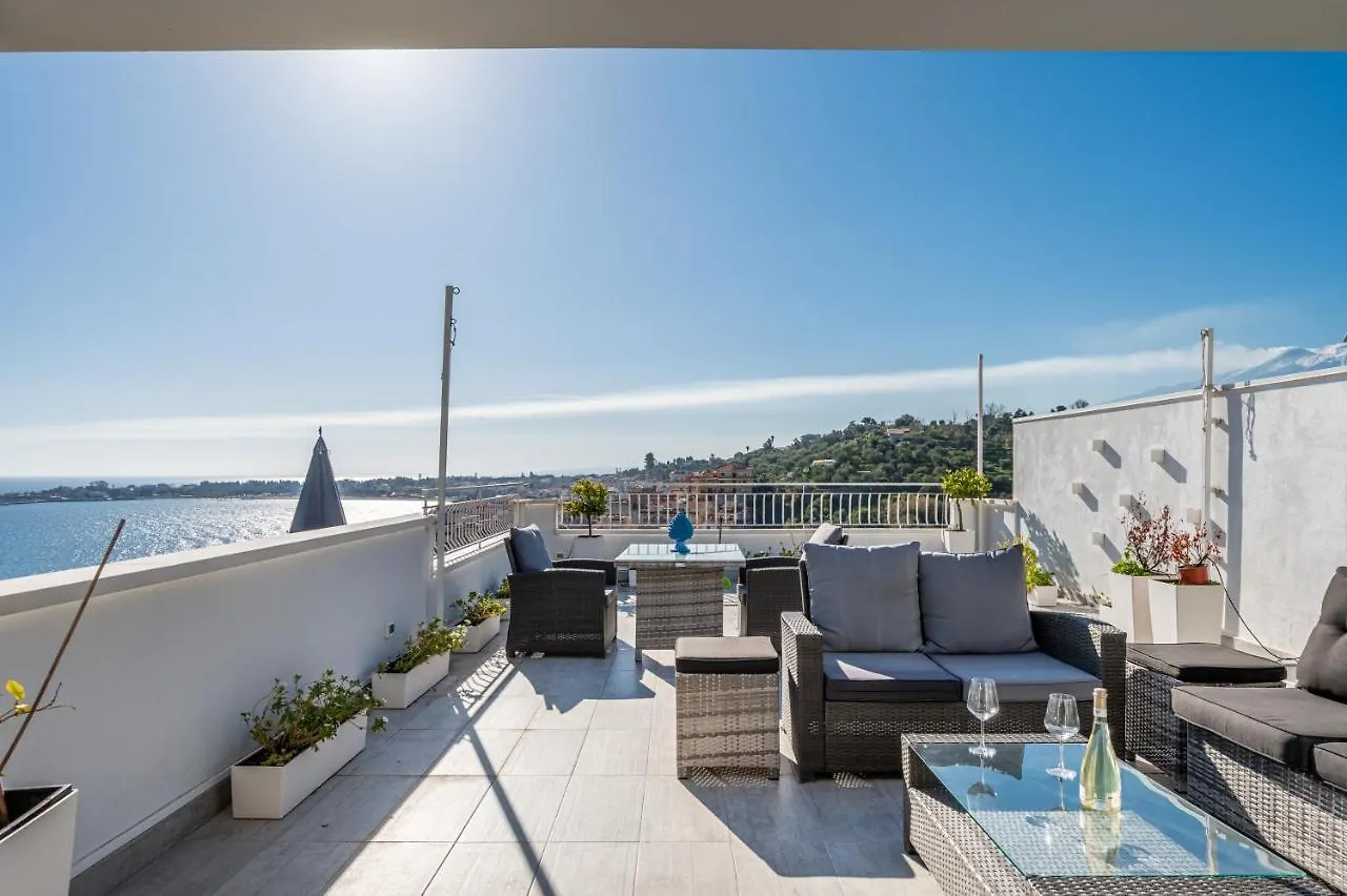Luxury Azzurra Seaview House With Terrace Apartment Giardini Naxos 0*,  Italy